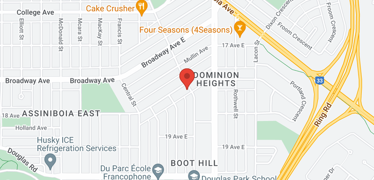 map of 601 18th AVE E